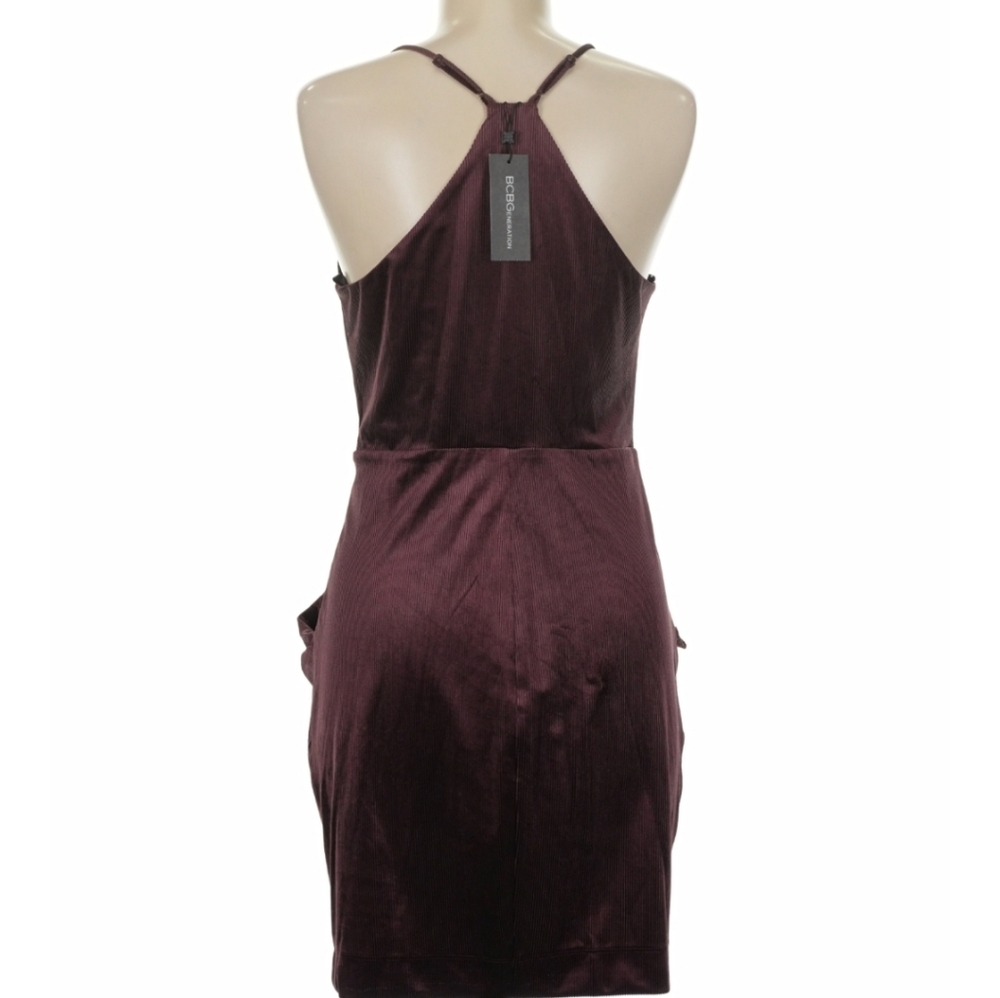 NWT BCBG Velvet Cocktail Pocketed Dress